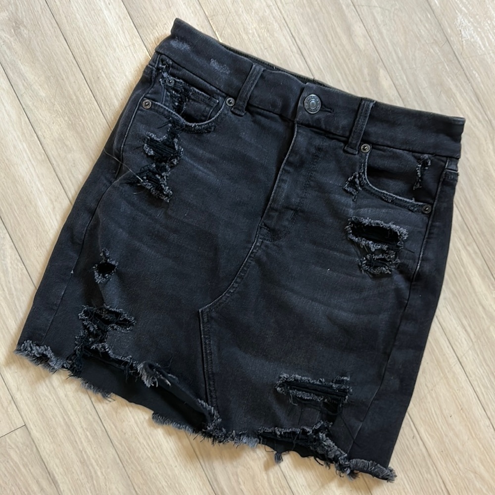 American Eagle Denim skirt 4